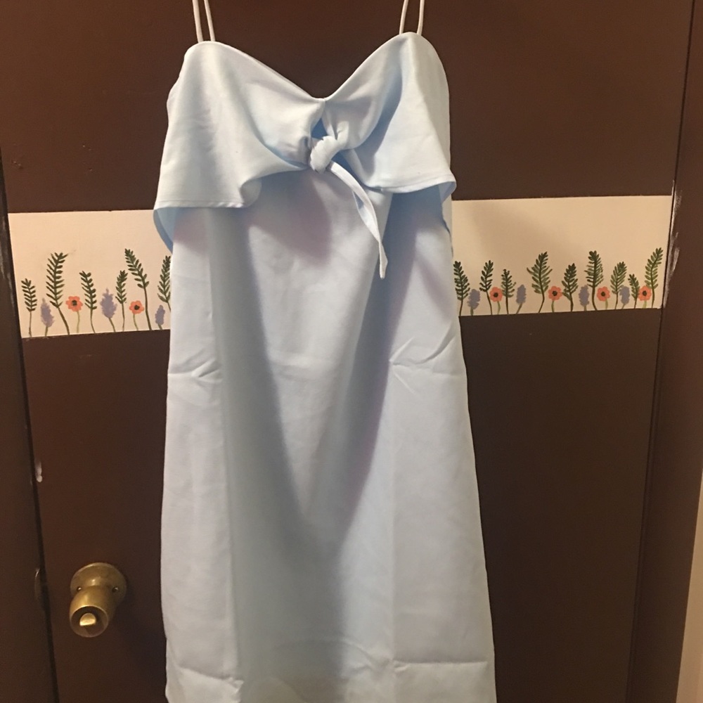 Tie front dress